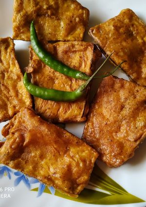A picture of Crispy brinjal chips.