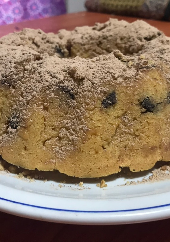 Una foto de Budín húmedo de Naranja y chips de chocolate