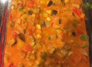 Una foto de Ratatouille al horno 🍅🍆