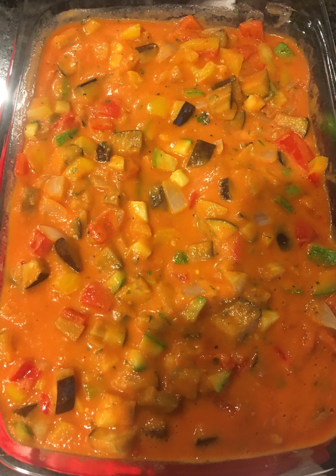 Una foto de Ratatouille al horno 🍅🍆