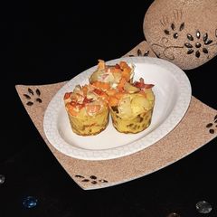 A picture of Spicy steam egg.