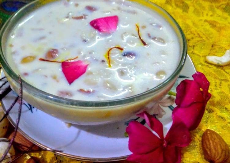Steps to Prepare Super Quick Homemade Dry fruits kheer