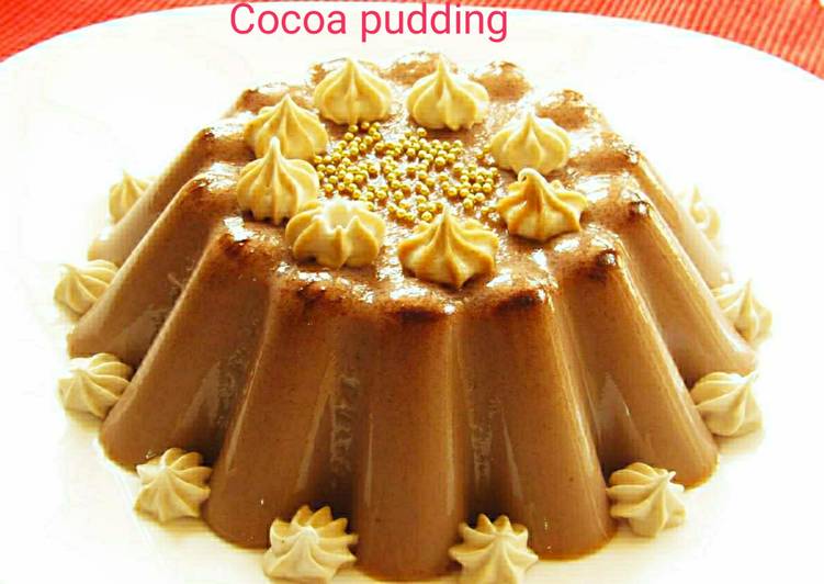 Recipe of Super Quick Homemade Cocoa pudding