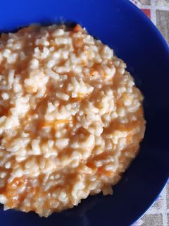 Foto di Risotto con zucca e robiola