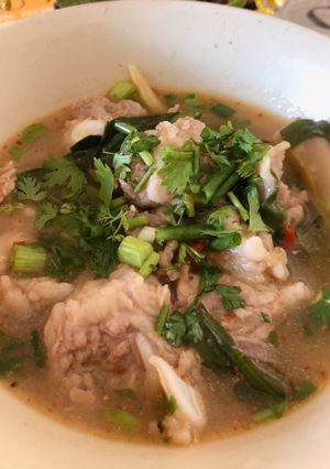 รูปของ ต้มแซ่บกระดูกอ่อน(ใส่ข้าวคั่ว)