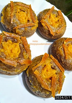 Une photo de Mini moscotchou à la confiture et zeste d'orange confite 🍊🍊