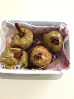 Una foto de Manzanas Horneadas