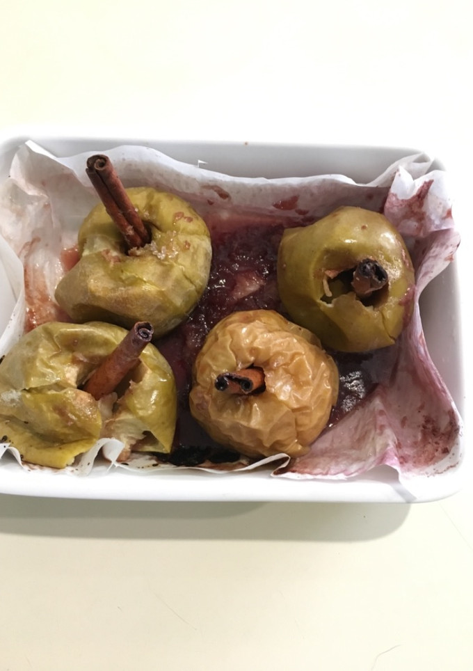Una foto de Manzanas Horneadas