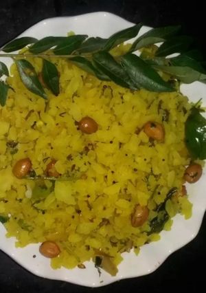 A picture of Fennel seeds Poha.