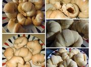 Una foto de croissant salada