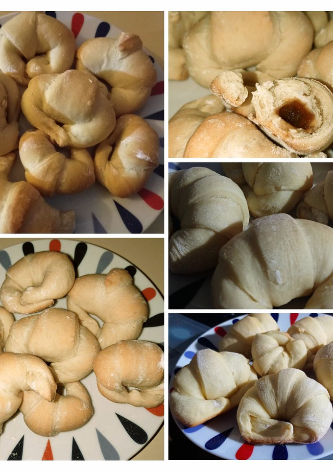 Una foto de Medialunas o Cruasanes (masa salada)