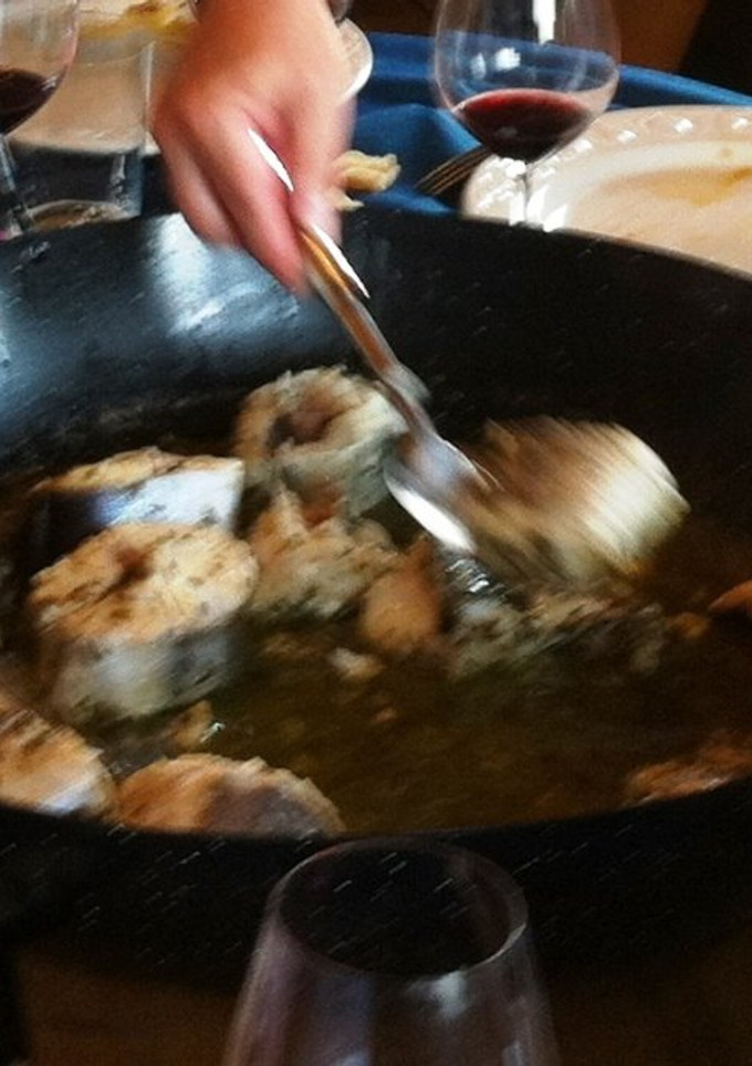 Una foto de Merluza en salsa verde