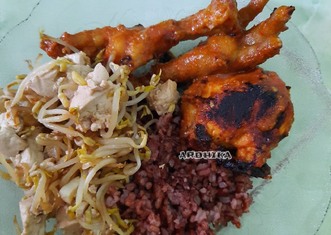 Ayam bakar bumbu rujak