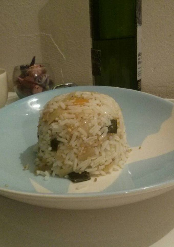 Una foto de Arroz salvaje con Topping de quinua