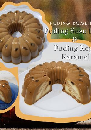Foto resep Puding Kombinasi Susu Regal dan Kopi Karamel