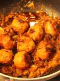 Amondigas mixtas en repolladas y curryadas