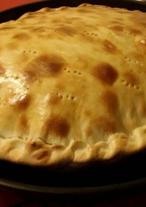 Una foto de Tarta de jamón y queso en 5 minutos