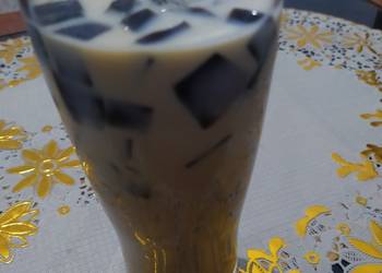 Resep Baru Agar agar cincau hitam segar Ala Rumahan