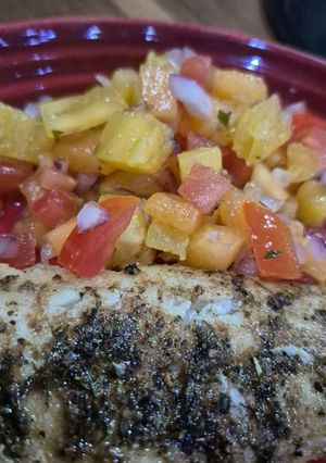 A picture of Tropical Fruit Salsa.