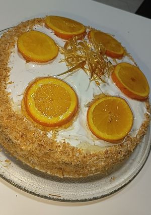 صورة لوصفة كيكه البرتقال