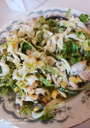 عکسی از دستور سالاد ماکارونی🥗🍝
