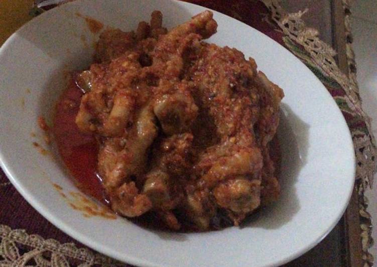 Bagaimana Membuat Ceker mercon, Bisa Manjain Lidah