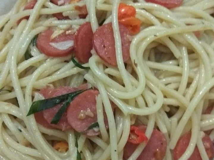 Resep Spagetthi Aglio Olio, Enak Banget