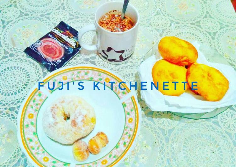 Donut kampung tanpa ulen tanpa lengket