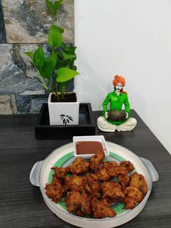 રાજગરા ના લોટ ના ફરાળી ભજીયા (Rajgira Flour Farali Bhajiya Recipe In Gujarati) રેસીપી મુખ્ય ફોટો