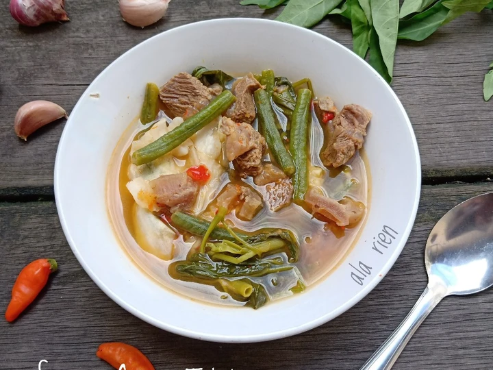 Langkah Gampang Membuat Resep Sayur Asem Tetelan ala Surabaya yang  Bikin Ketagihan Anti Ribet, Bikin Ngiler