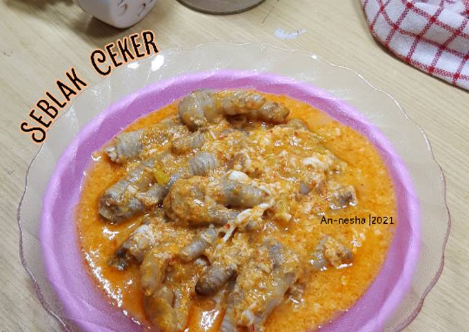 Resep 134.Seblak Ceker Anti Gagal