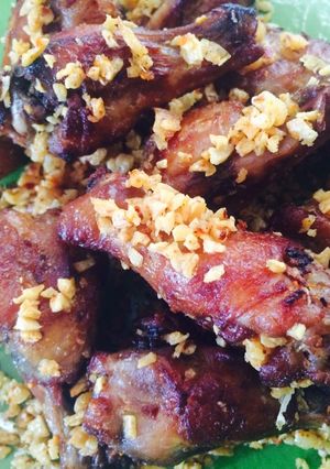 Foto resep Chicken wings Spicy garlic