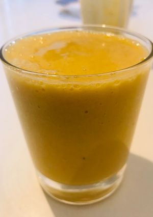 A picture of Orange and Banana Smoothie.
