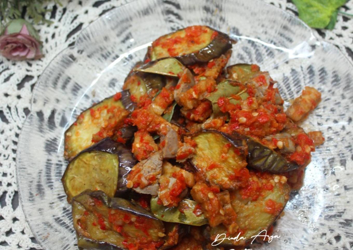 Resep Balado Terong Ati Ayam Tempe, Menggugah Selera