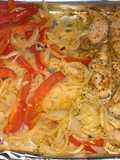 Chipotle ranch chicken fajitas
