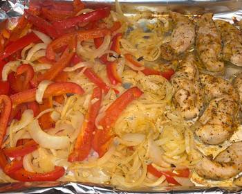 Update, Prepare Recipe Chipotle ranch chicken fajitas Delicious Nutritious