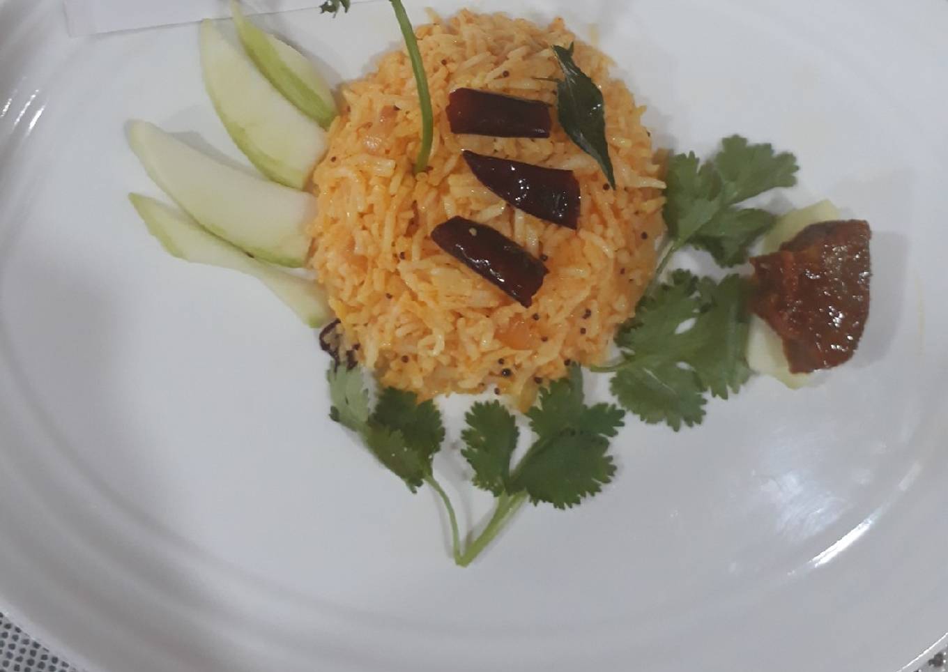 Raw mango rice
