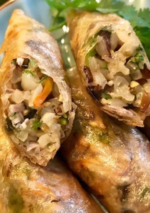 Hình của món Chả giò bắp (nem ngô nếp).