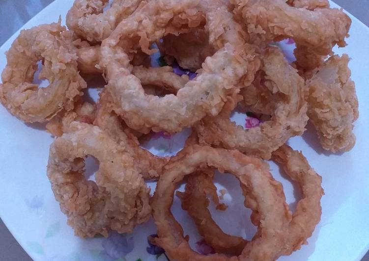 Tutorial mengolah Onion ring enak