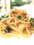 Spaghetti Olio E Aglio With Chili Garlic