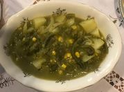 Una foto de rajas de chile