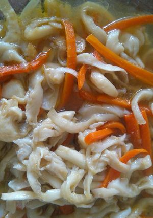 Foto resep jamur tiram saos tiram