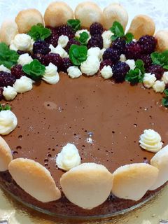 Csokihabos torta (sütés nélkül) recept fotója
