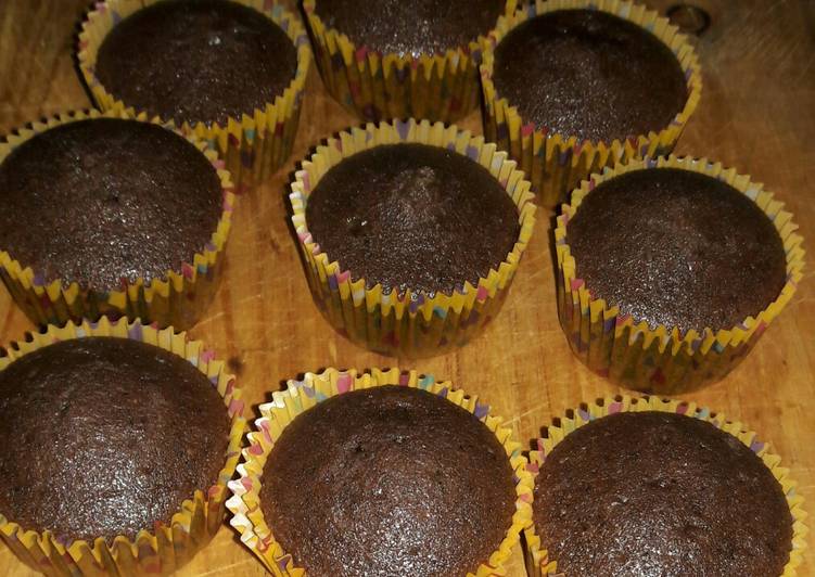 Cupcakes de chocolate