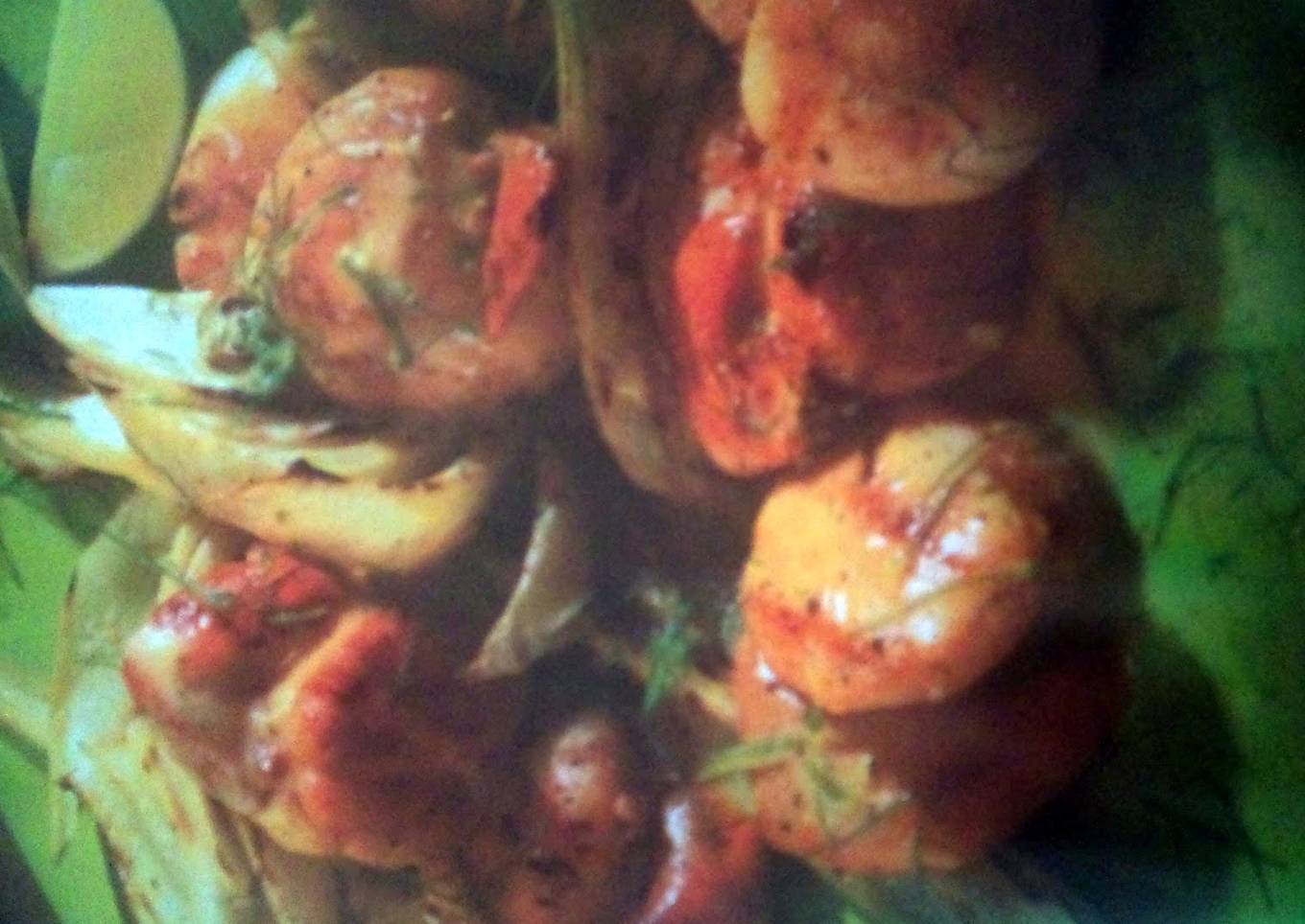 Barbecued Scallops with Lime Butter "Awen"