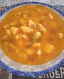 Papas con sepia