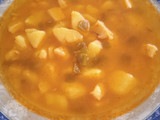 Papas con sepia