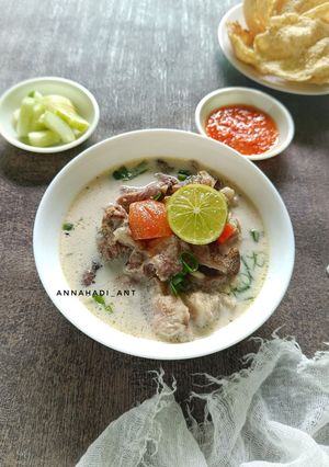 Foto resep Sop Kepala Kambing Kuah Susu