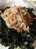 Kale con carne y gravy