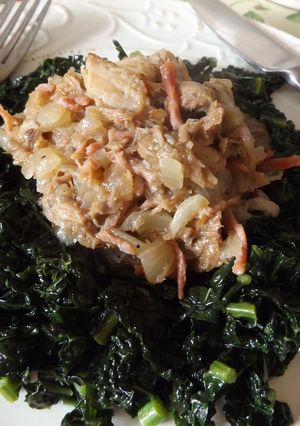 Foto principal de Kale con carne y gravy